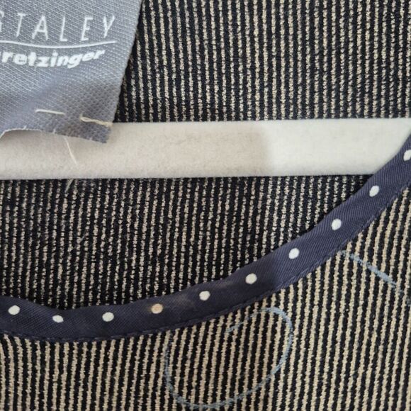 Staley Gretzinger Women's Patchwork Tea Cups Art To Wear Maxi Dress M/L - Picture 4 of 5